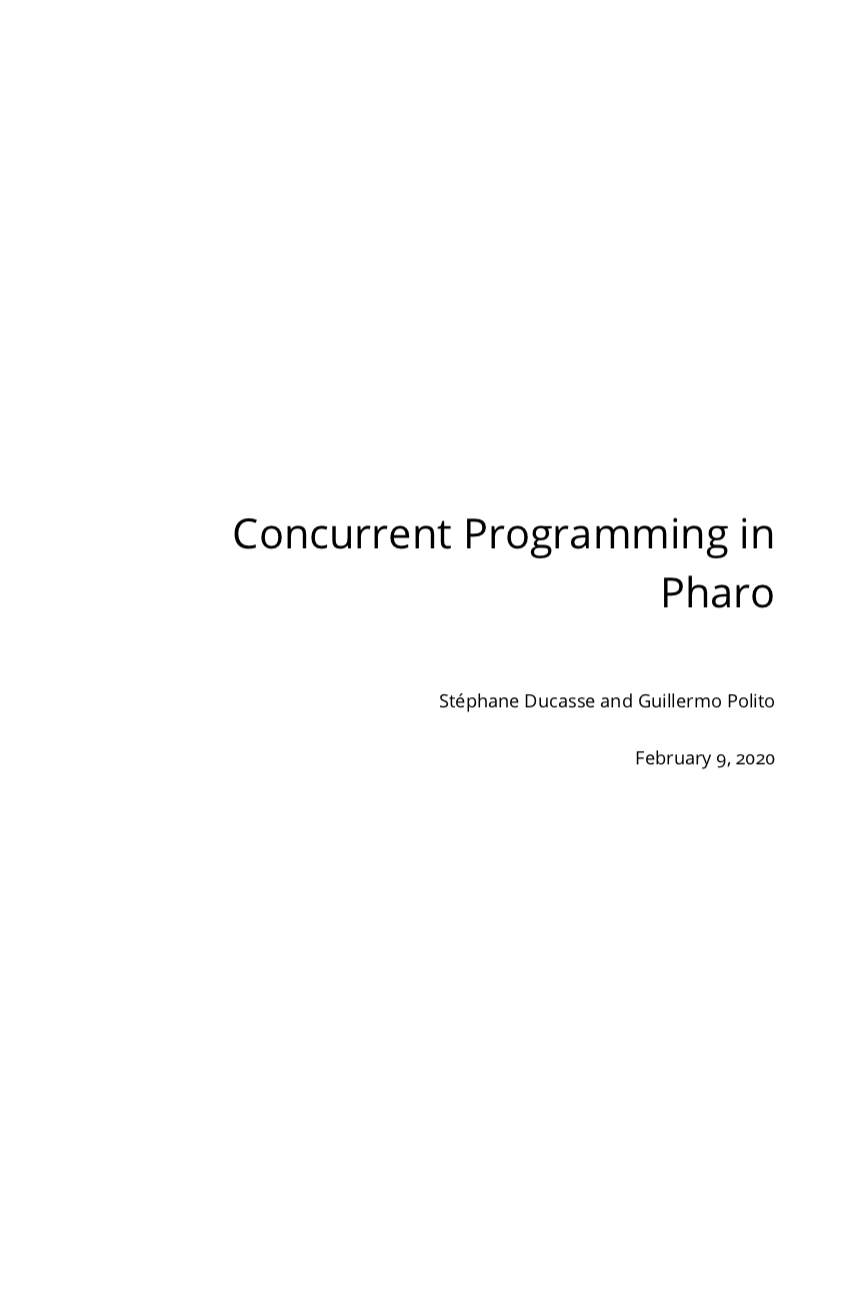 Concurrent Programming in Pharo